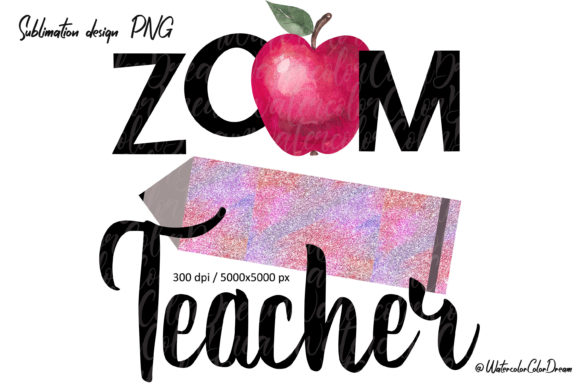 Teacher Sublimation Design: A Versatile Graphic Asset for Content Creators