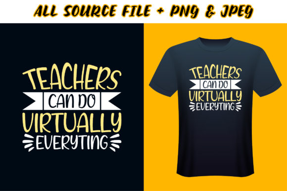 Teacher’s T-Shirt Design - A Graphics Asset for Crafts and Content Creators