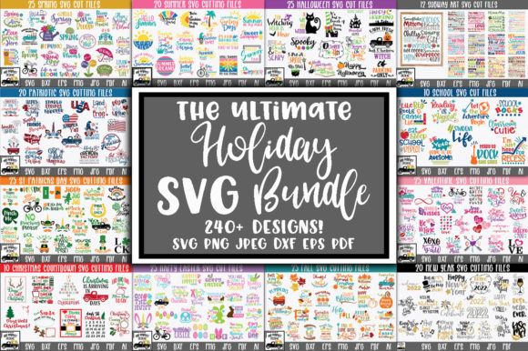 The Ultimate Holiday SVG Bundle for Crafts and Graphics